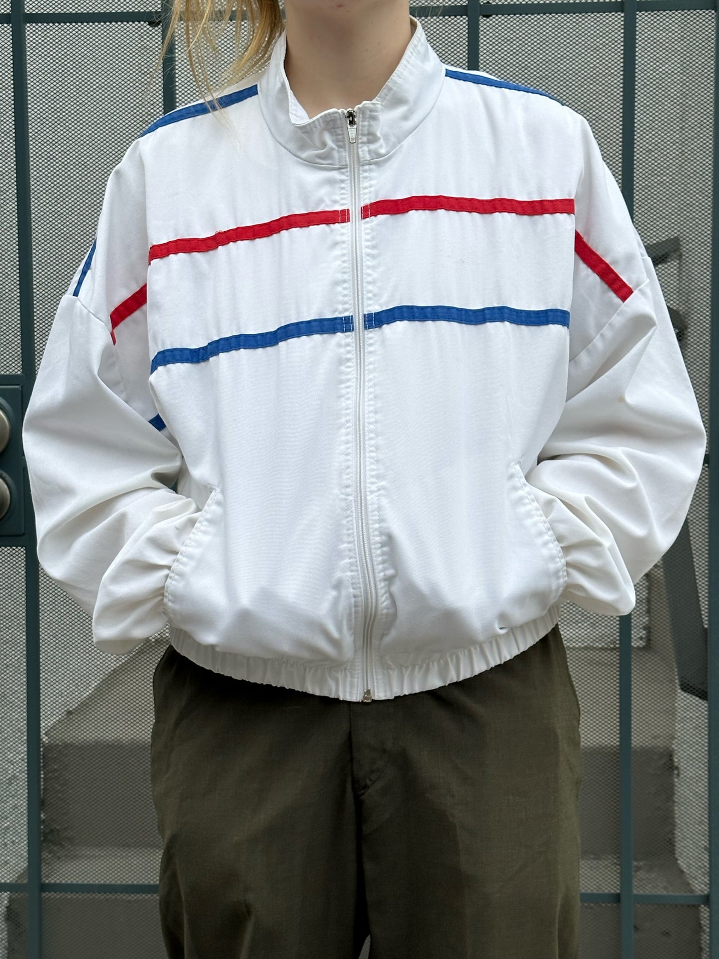 1984 Levi's USA Olympics red, white, and blue jacket