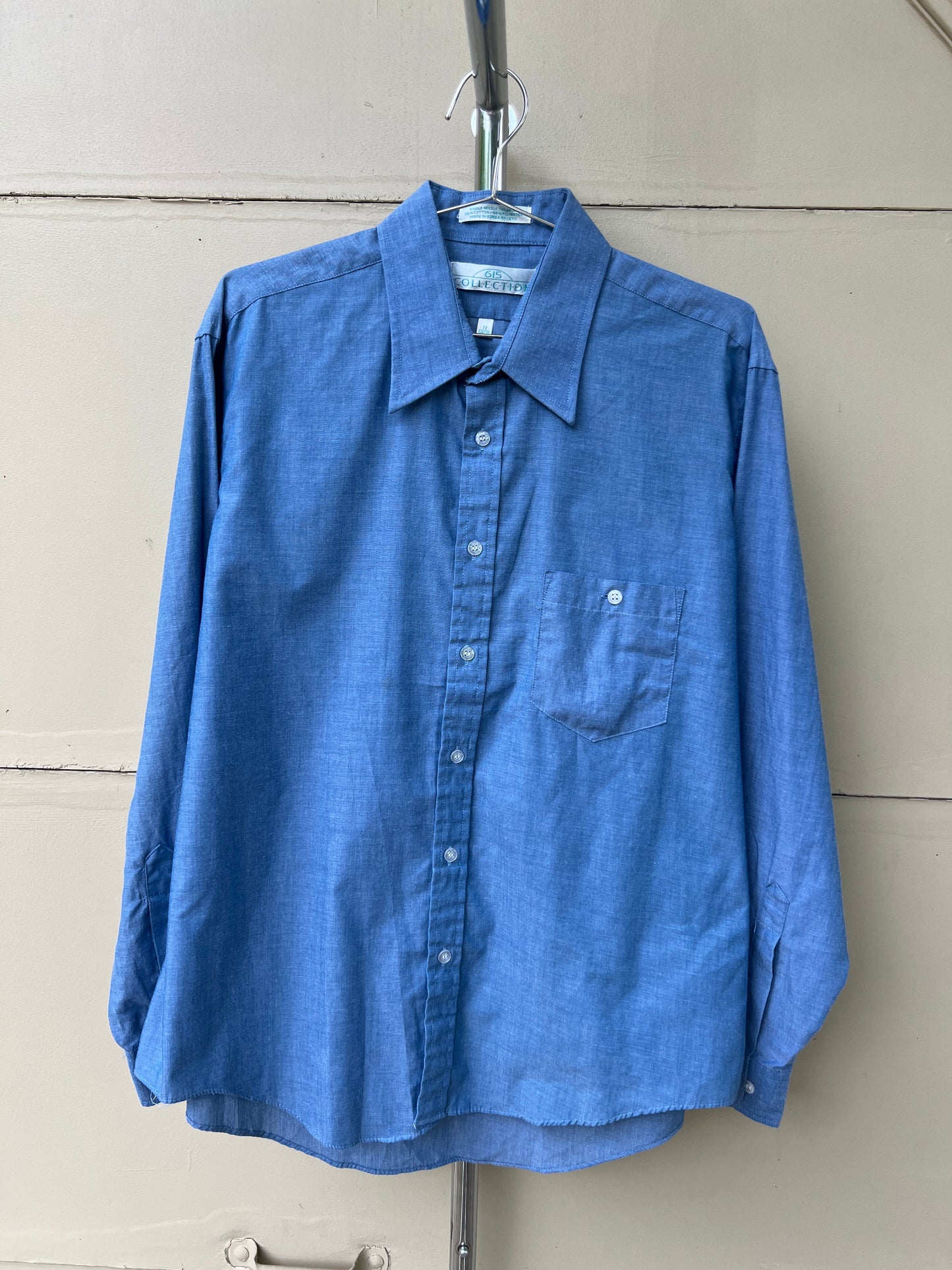 80s/90s 615 Collection chambray button up shirt