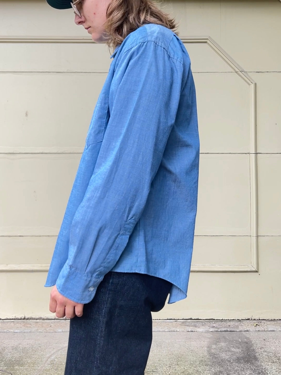 80s/90s 615 Collection chambray button up shirt