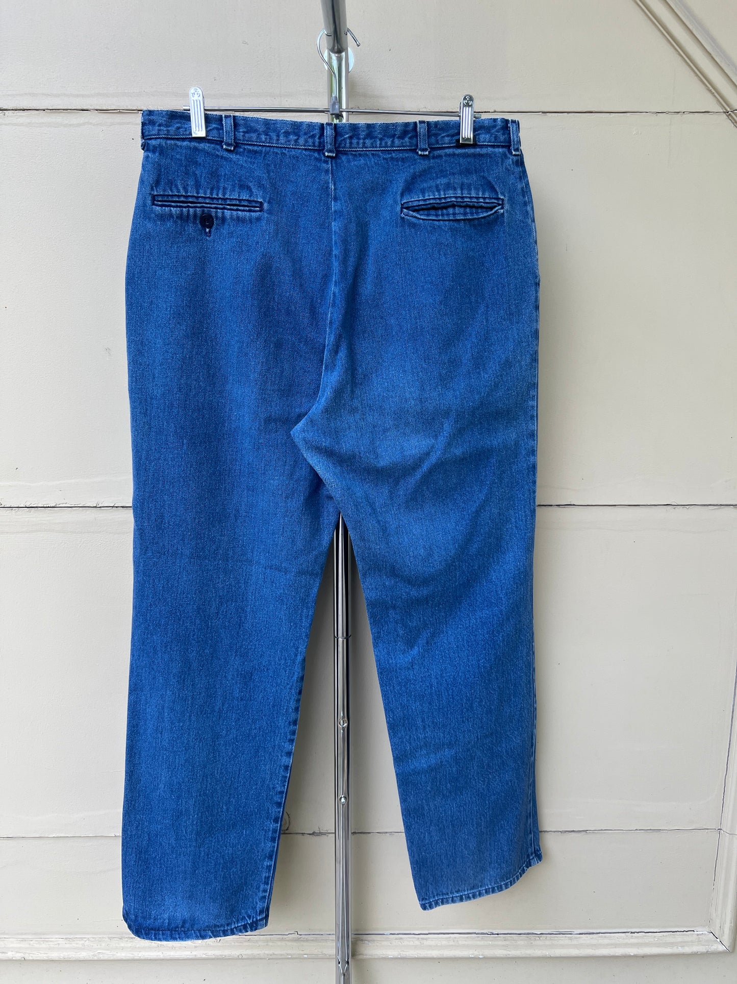 80s Lee union made in USA pleated denim jeans