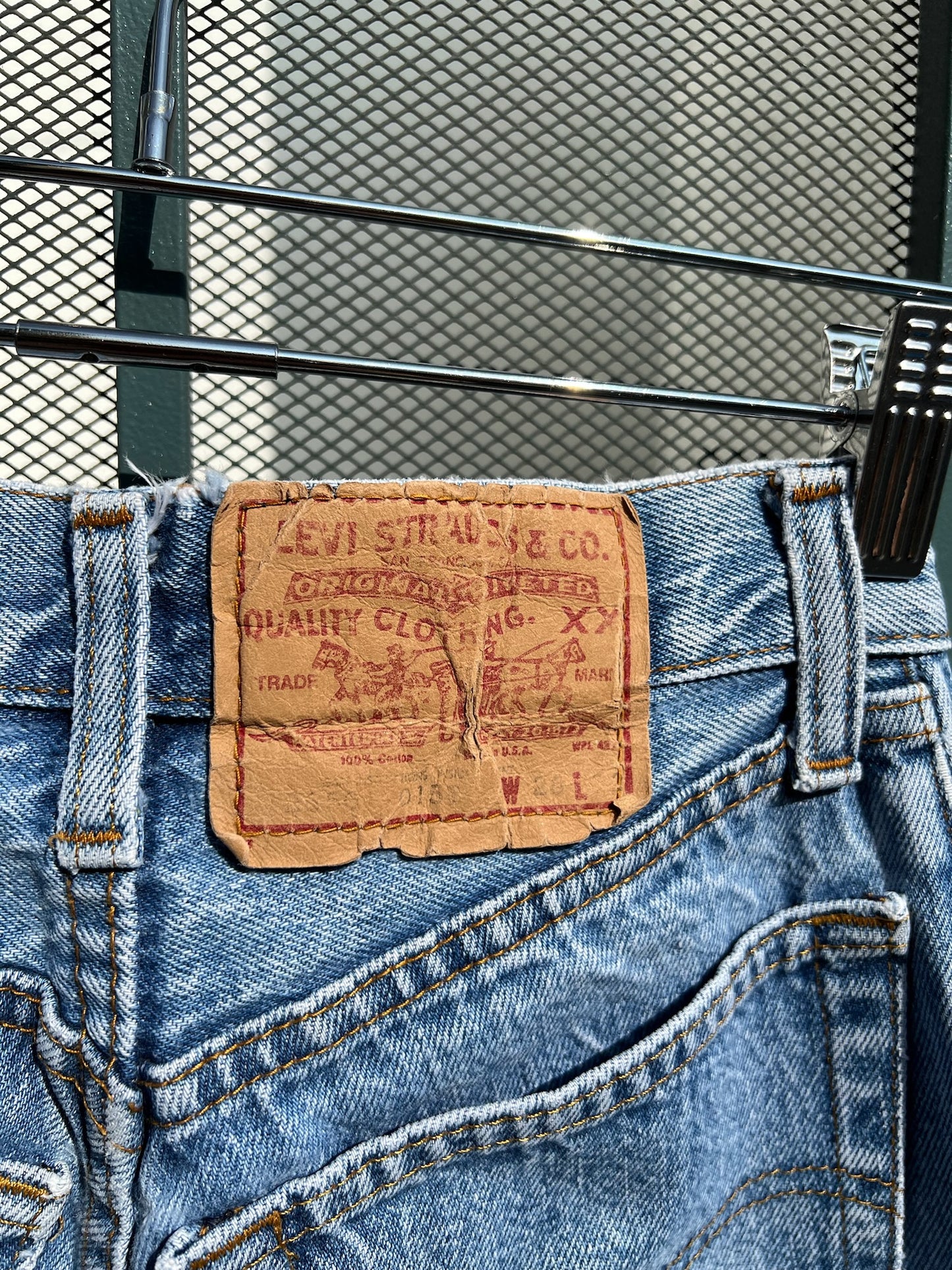 80s Levi's light wash 501s