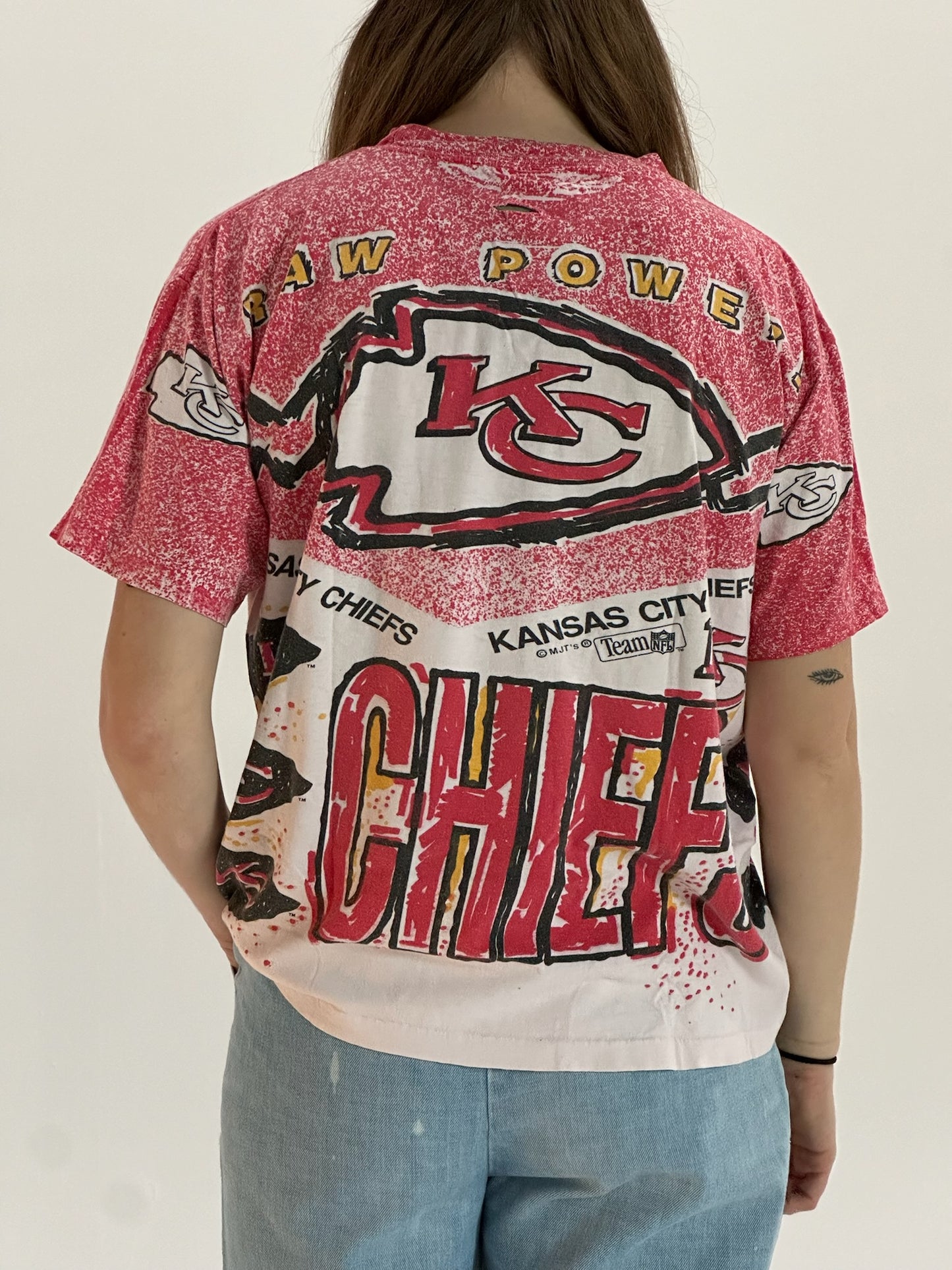 90s Ritz all over print Chiefs tee