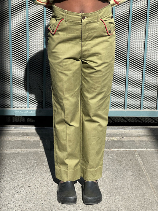 50s/60s Boyscouts of America green trousers