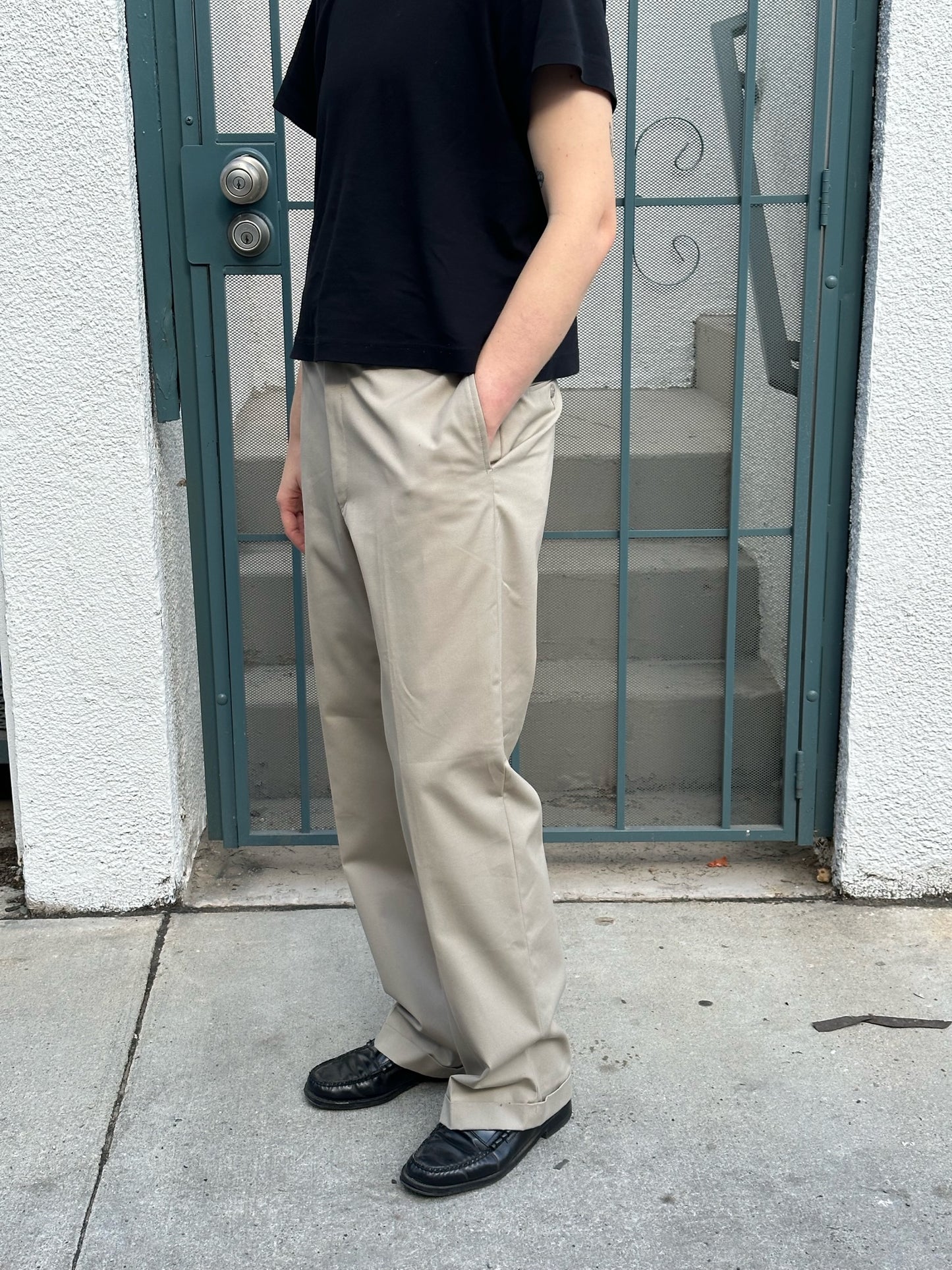 80s Brooks Brothers beige trousers