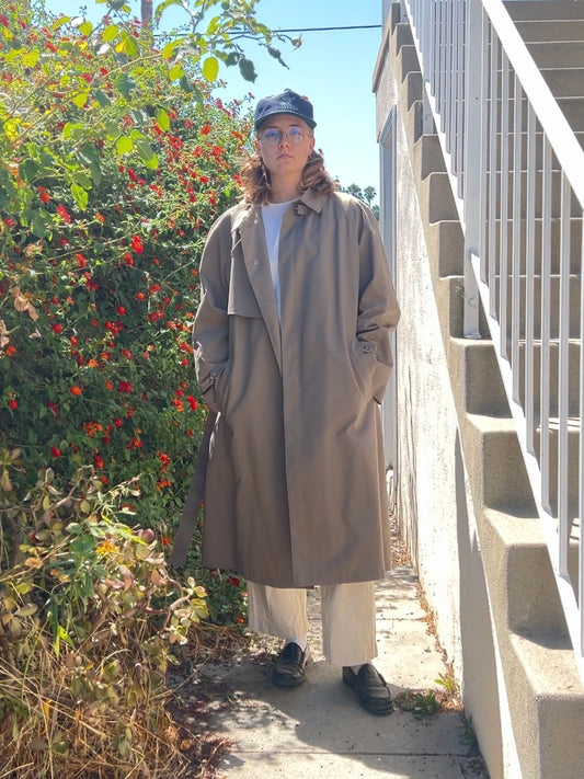 80s Christian Dior beige trench coat