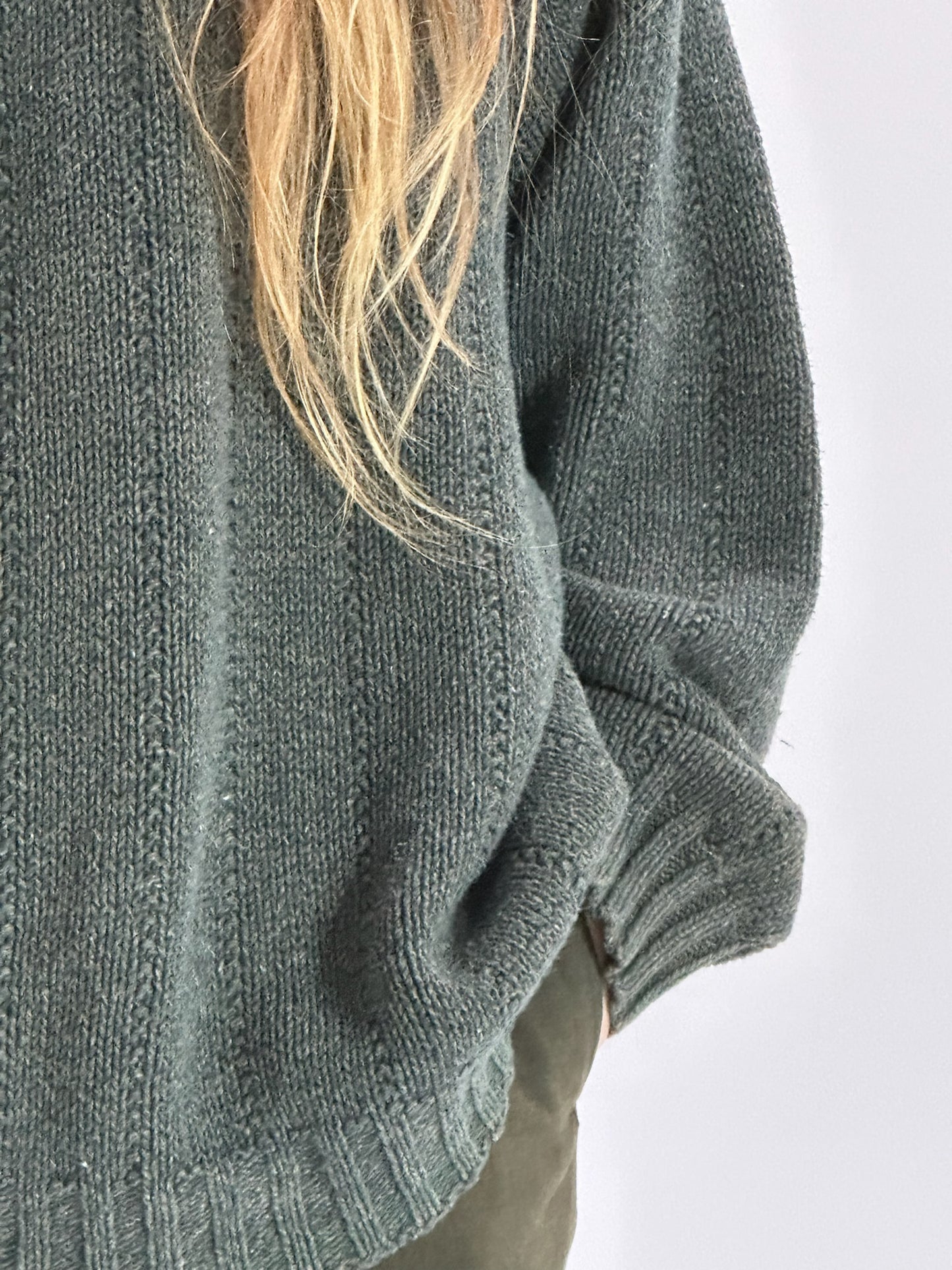 90s Eddie Bauer dark green sweater