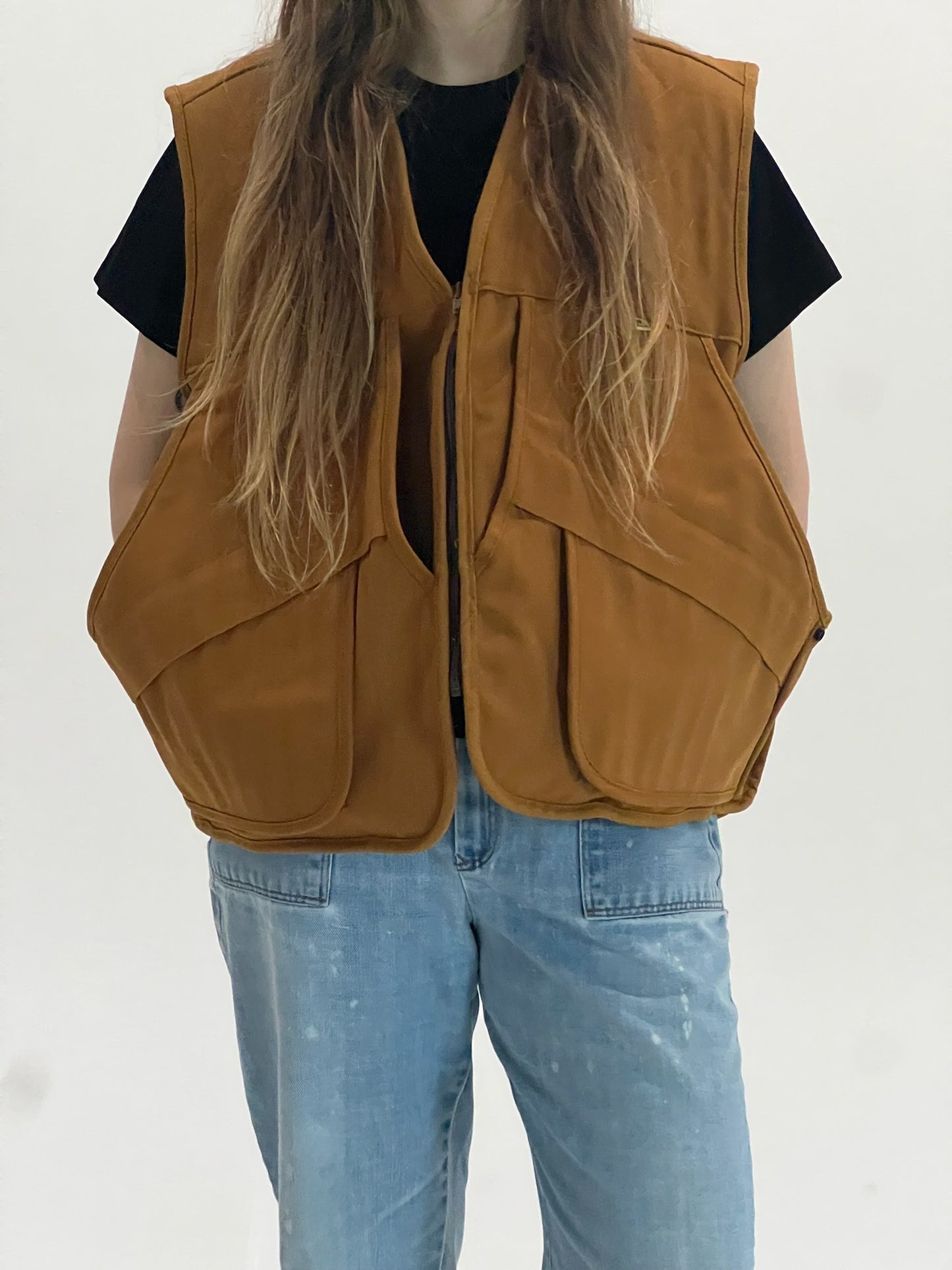 Y2K Ideal tan game hunting vest