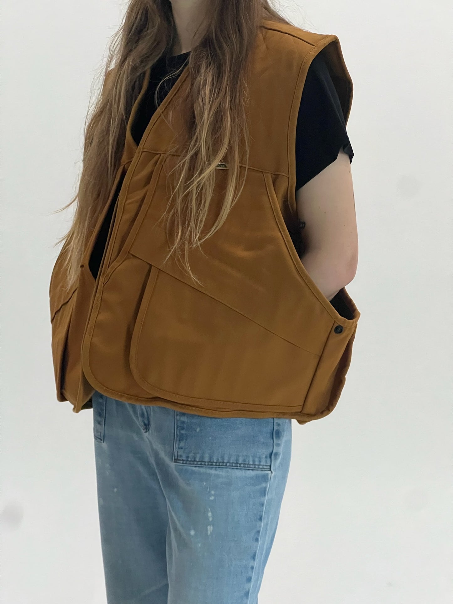 Y2K Ideal tan game hunting vest