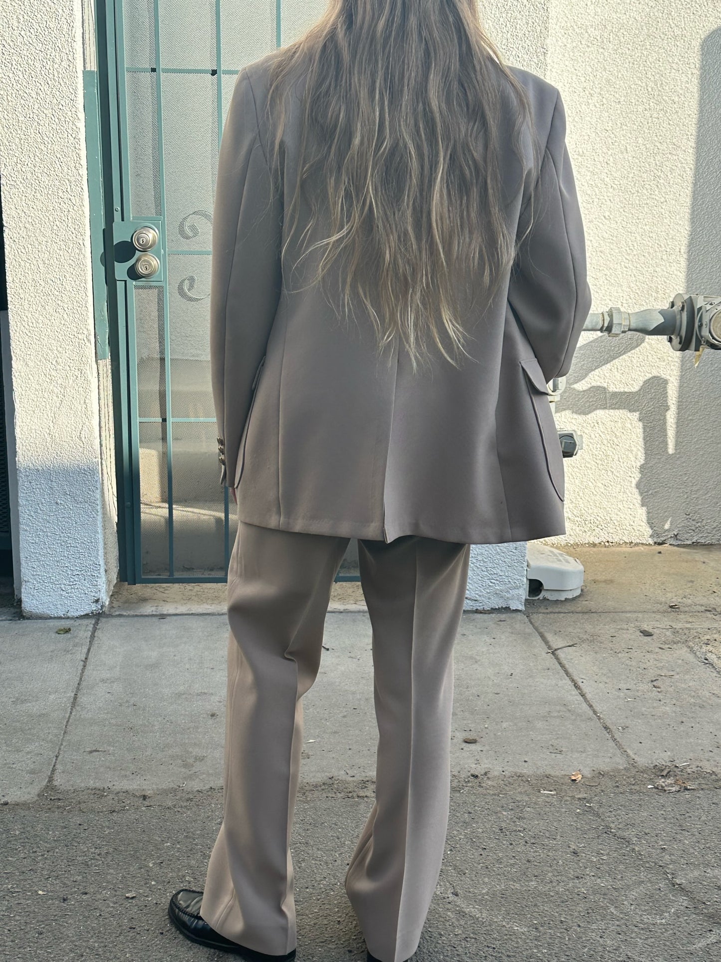 90s Towncraft tan suit