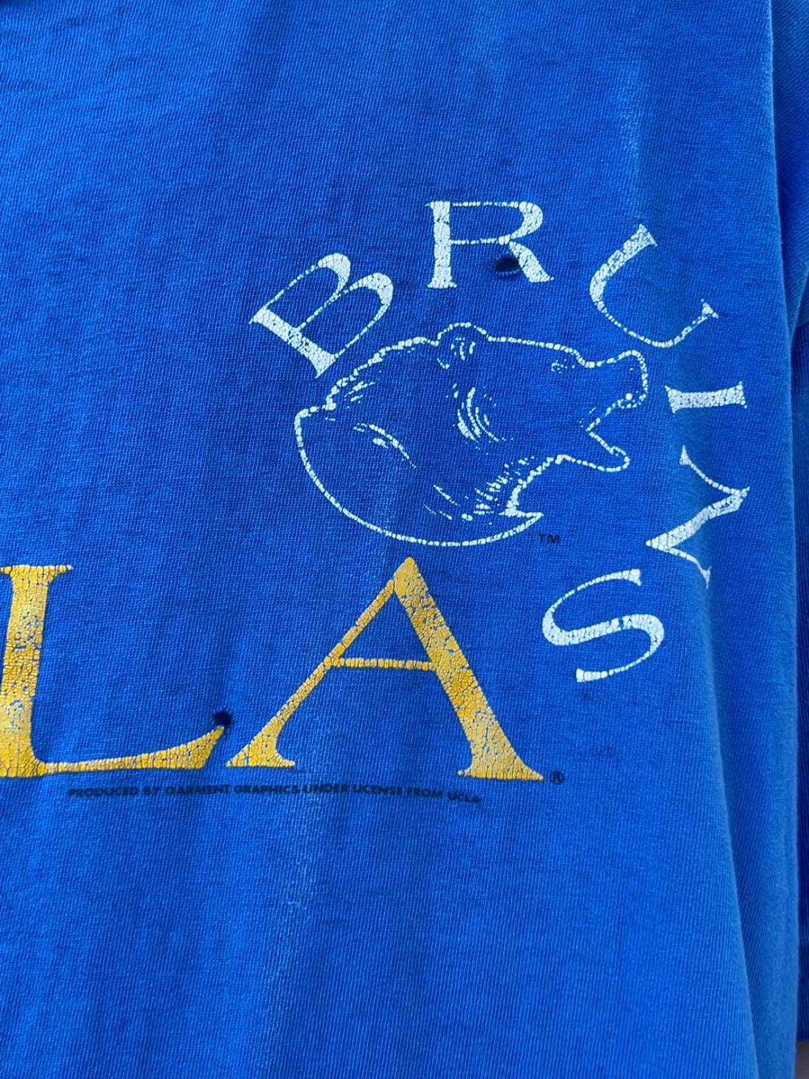 70s/80s distressed blue UCLA Bruins tee