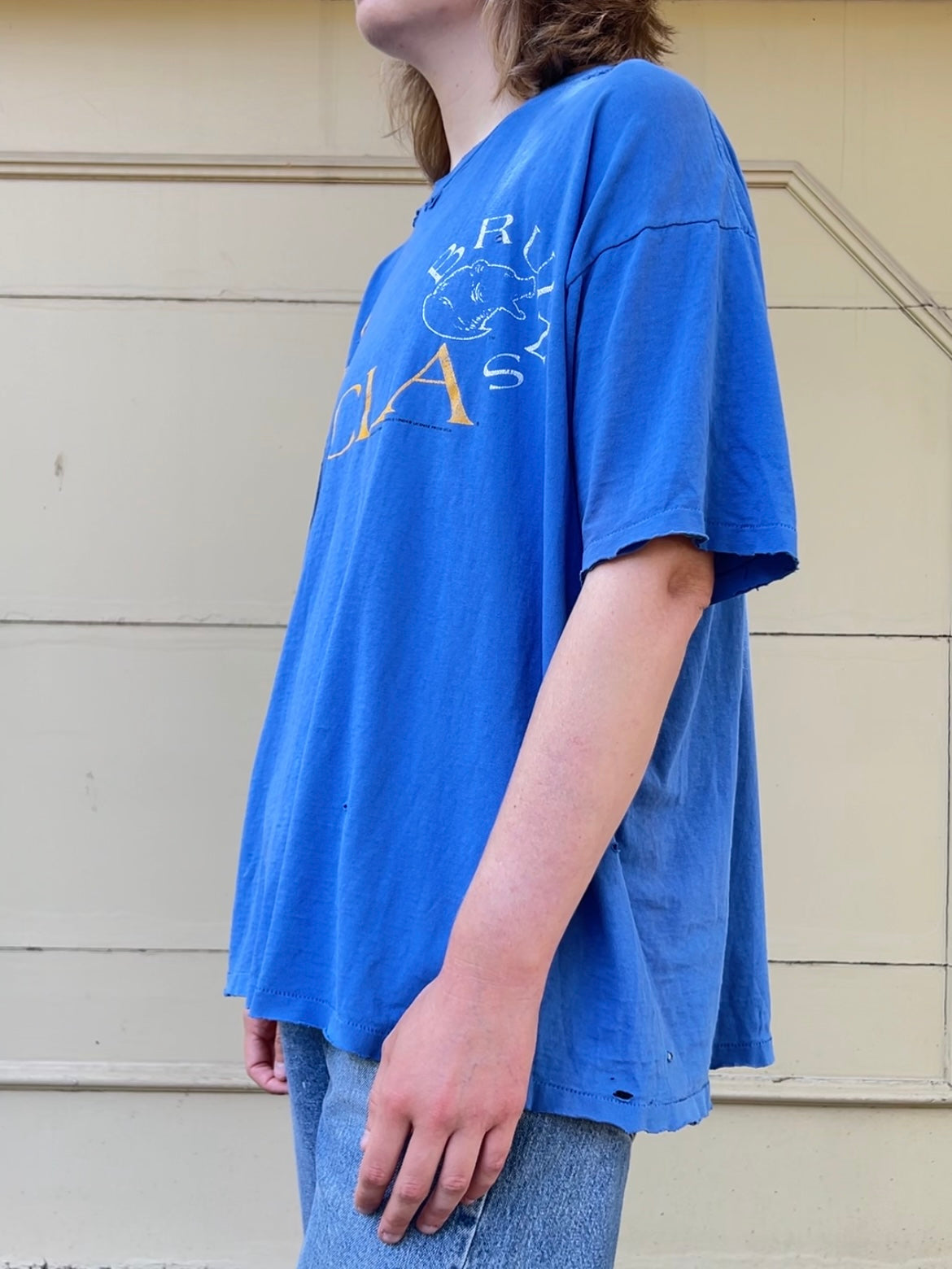 70s/80s distressed blue UCLA Bruins tee