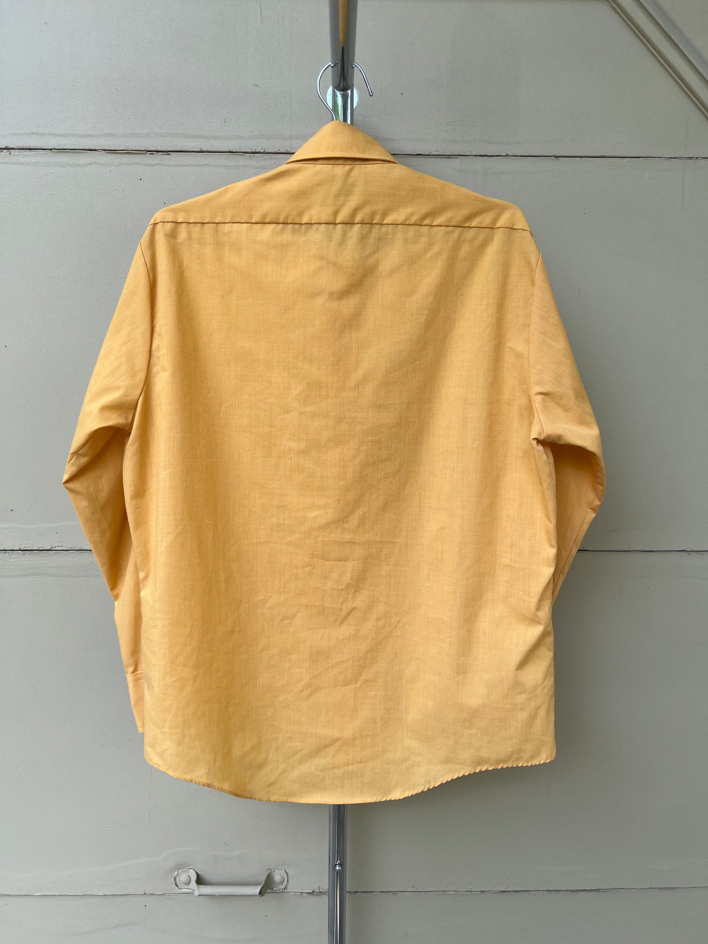 70s VanCort mustard yellow button up