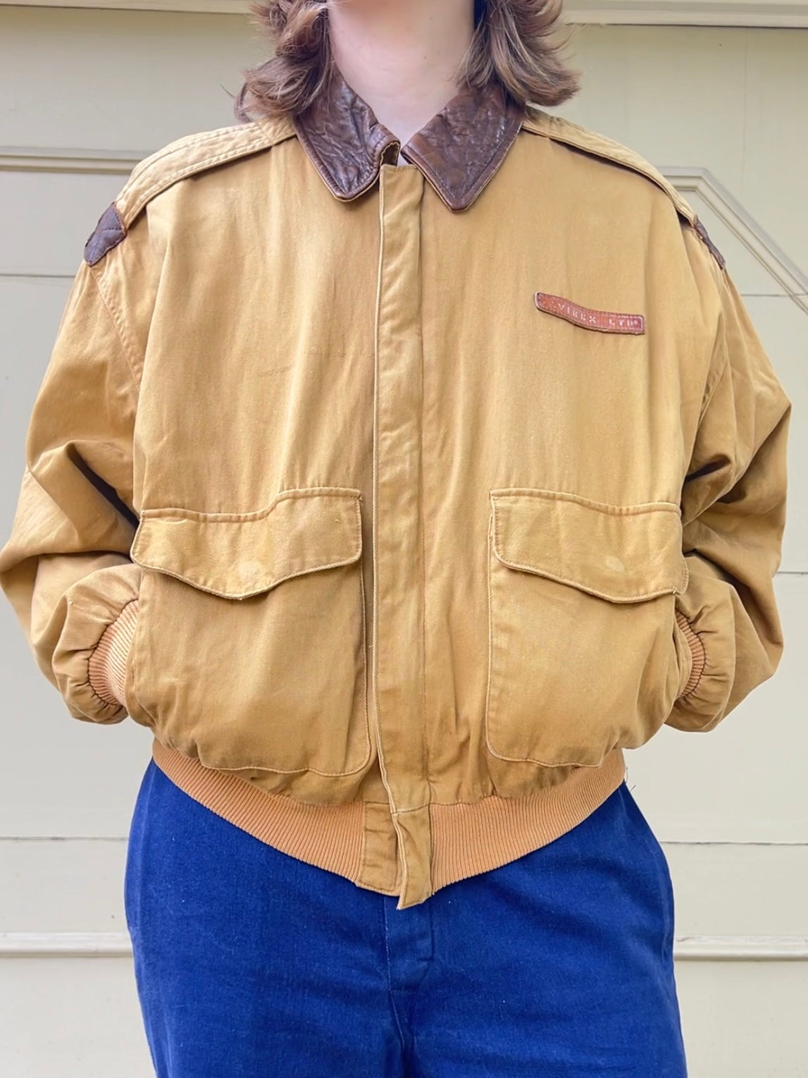 1990 Avirex Type A-2 USAF Military Commemoration Jacket