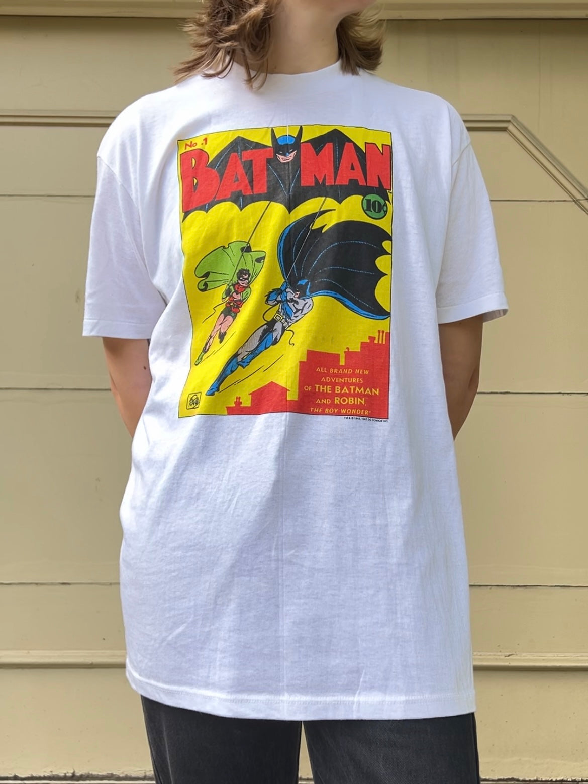 80s Batman and Robin No 1 by Bob Kane DC Comics tee