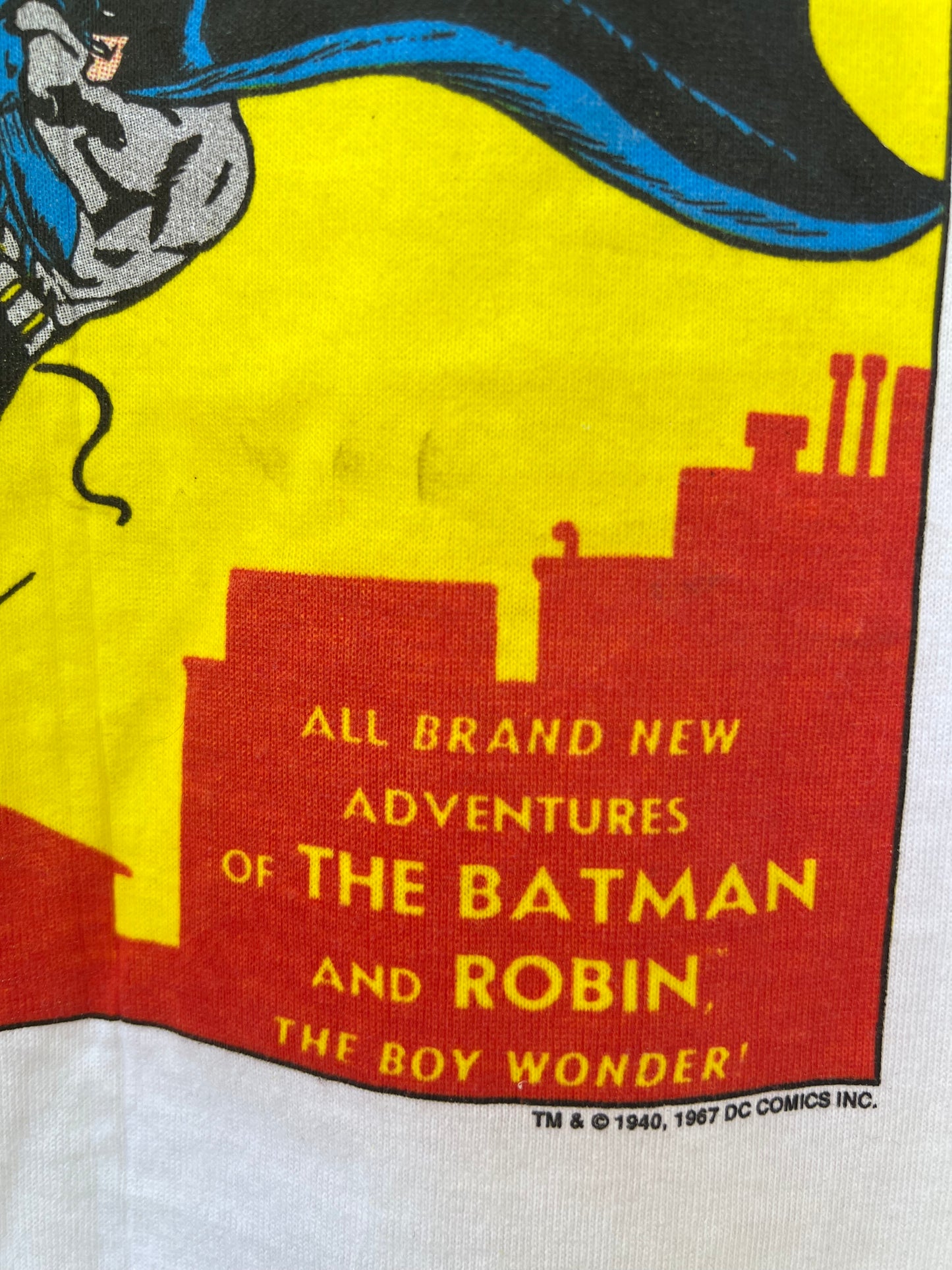 80s Batman and Robin No 1 by Bob Kane DC Comics tee