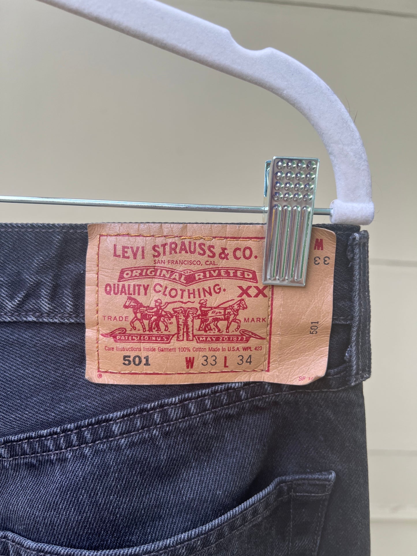 1998 black Levi's 501