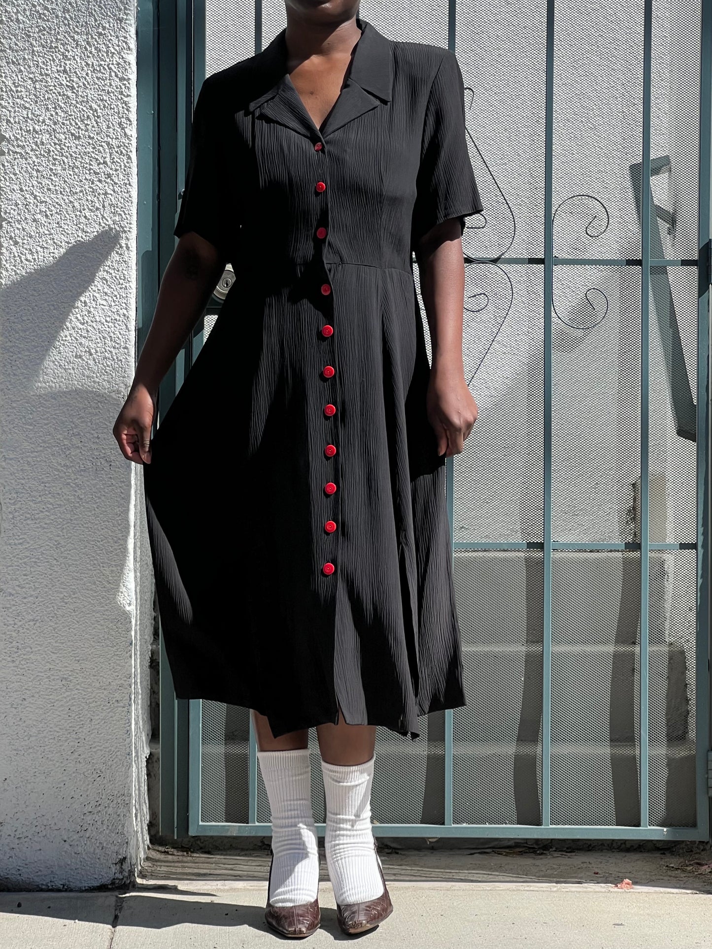 90s/Y2K Liz Claiborne black sports dress