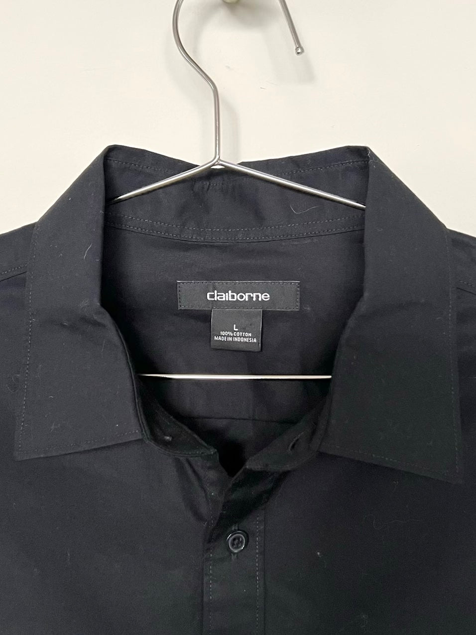 90s Claiborne black shirt