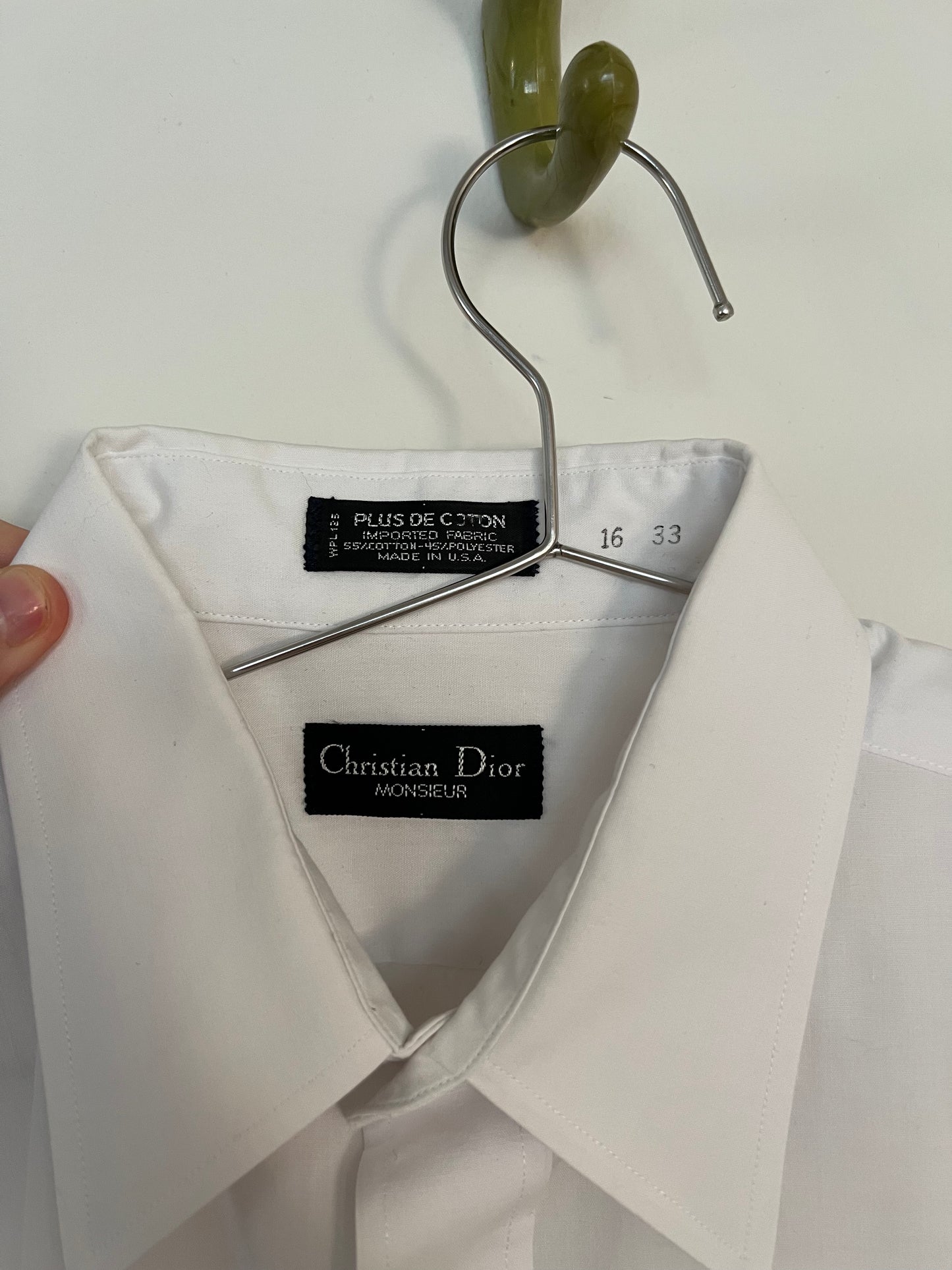 80s Christain Dior white shirt