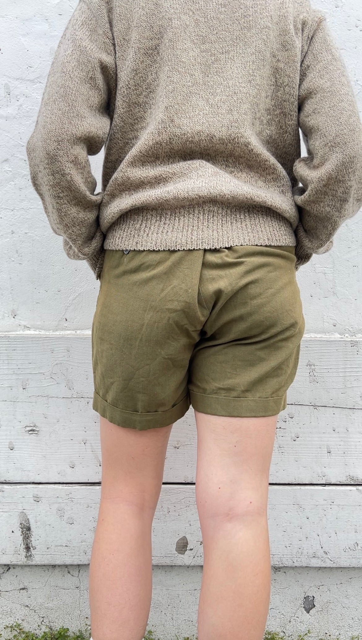 60s/70s Military fatigue shorts