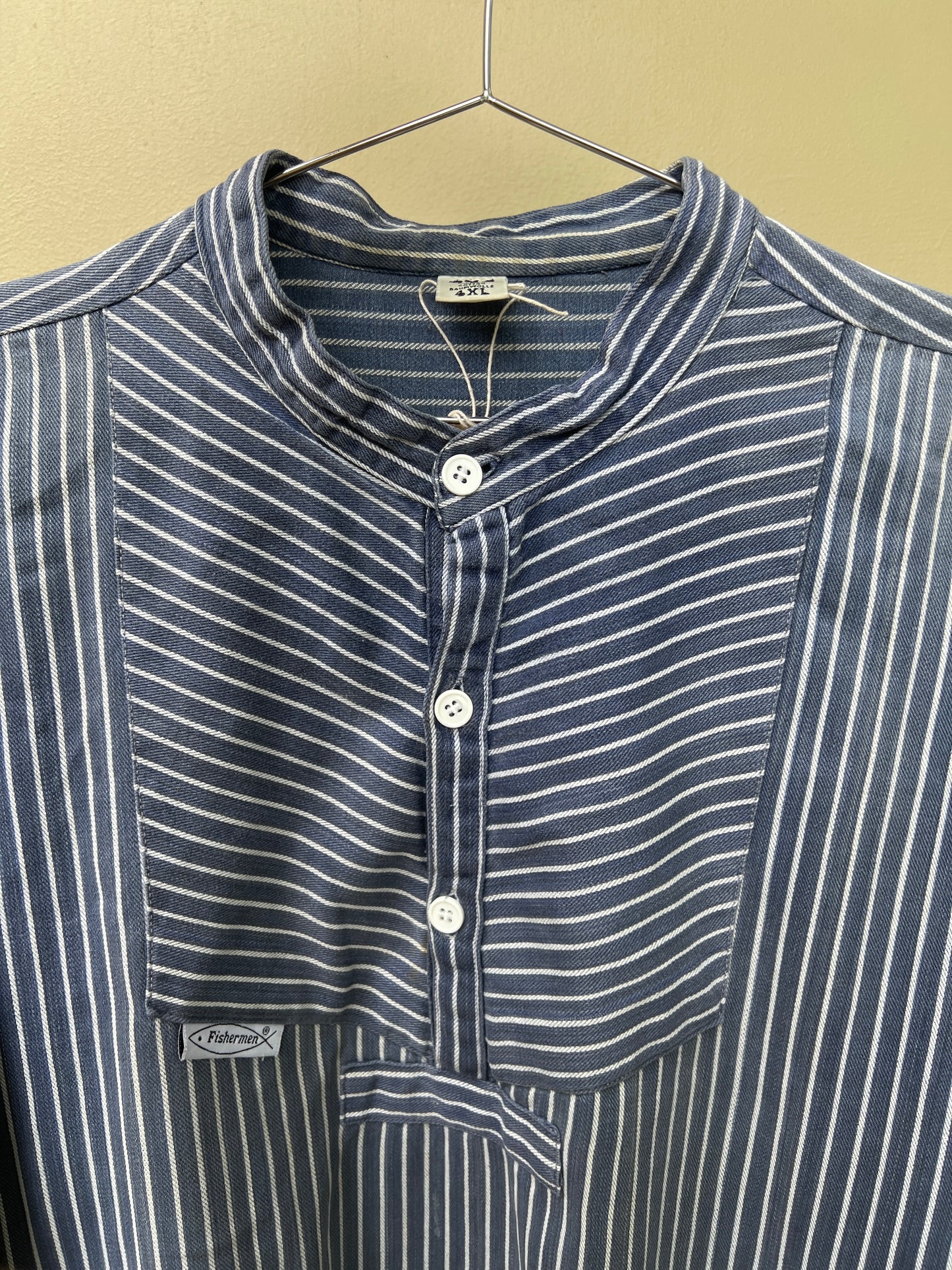 80s SMS Sima German striped fisherman shirt