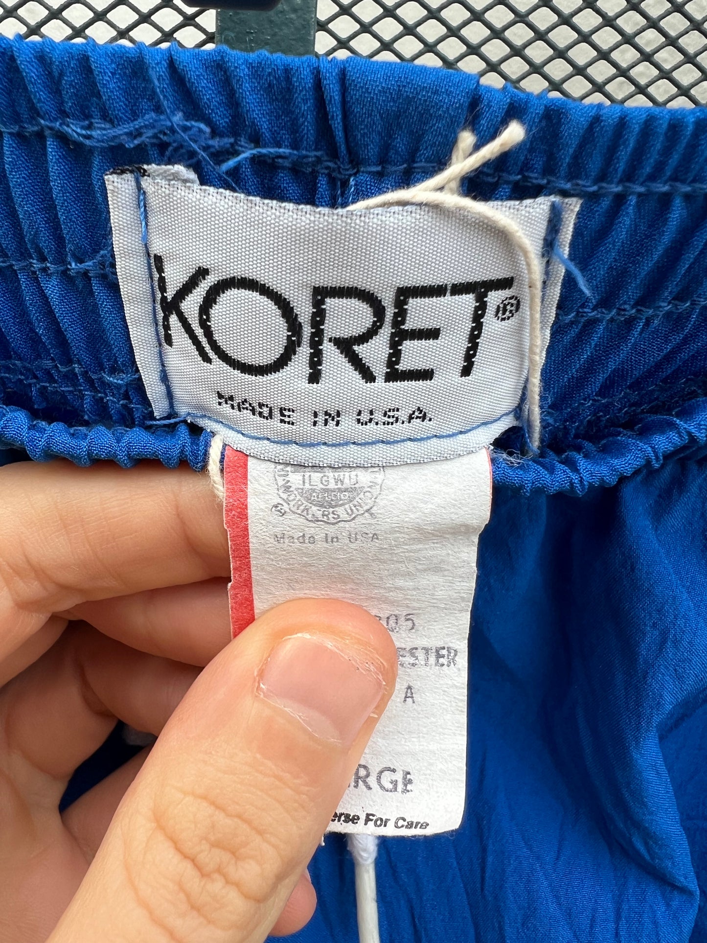 90s Koret blue high-wasited flowy shorts