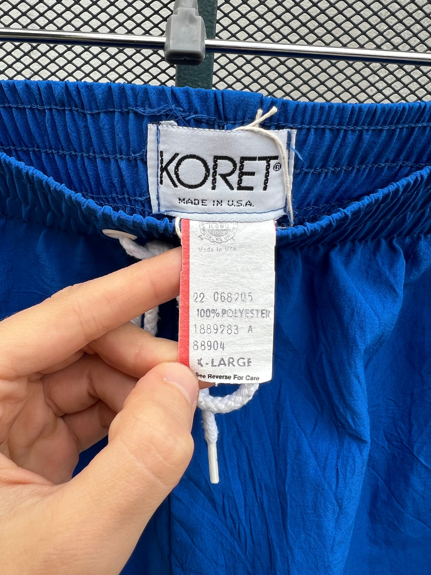 90s Koret blue high-wasited flowy shorts