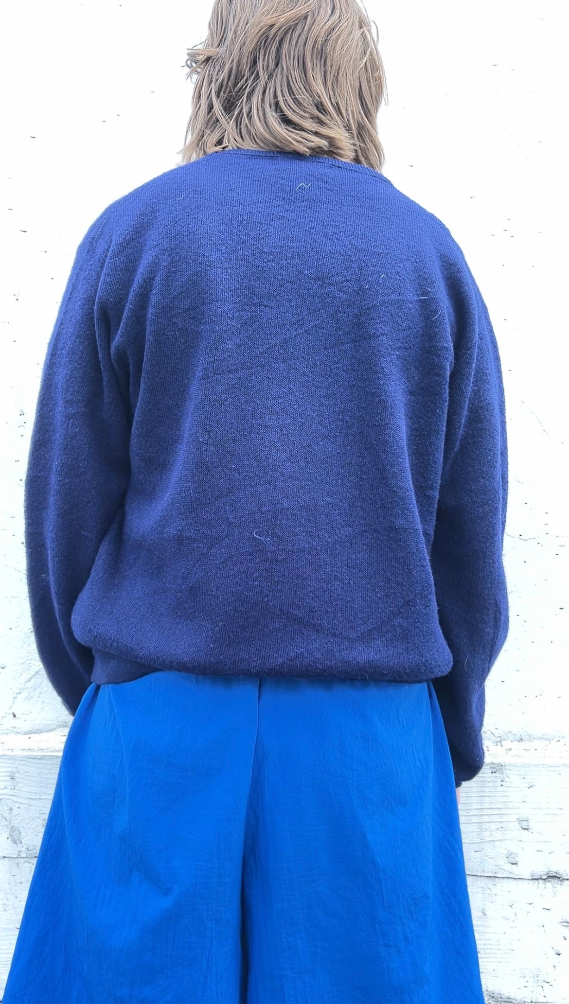 60s Izod Lacoste navy v-neck sweater