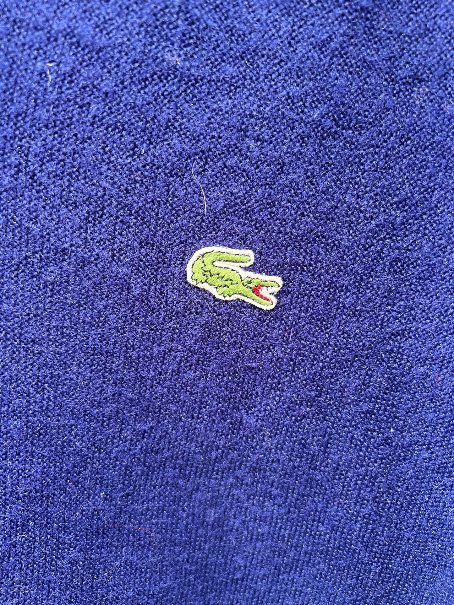 60s Izod Lacoste navy v-neck sweater