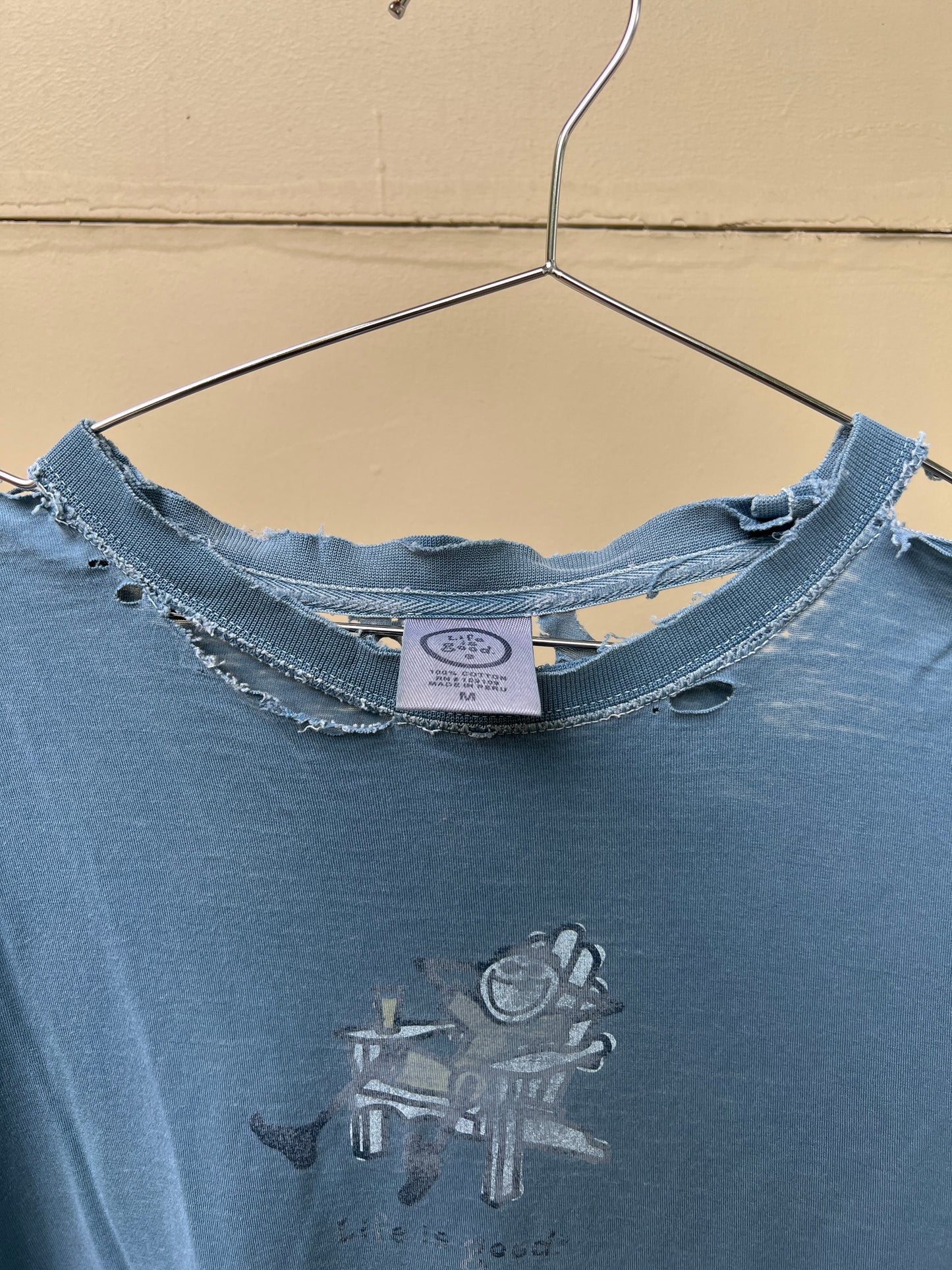 90s Life is Good distressed tee