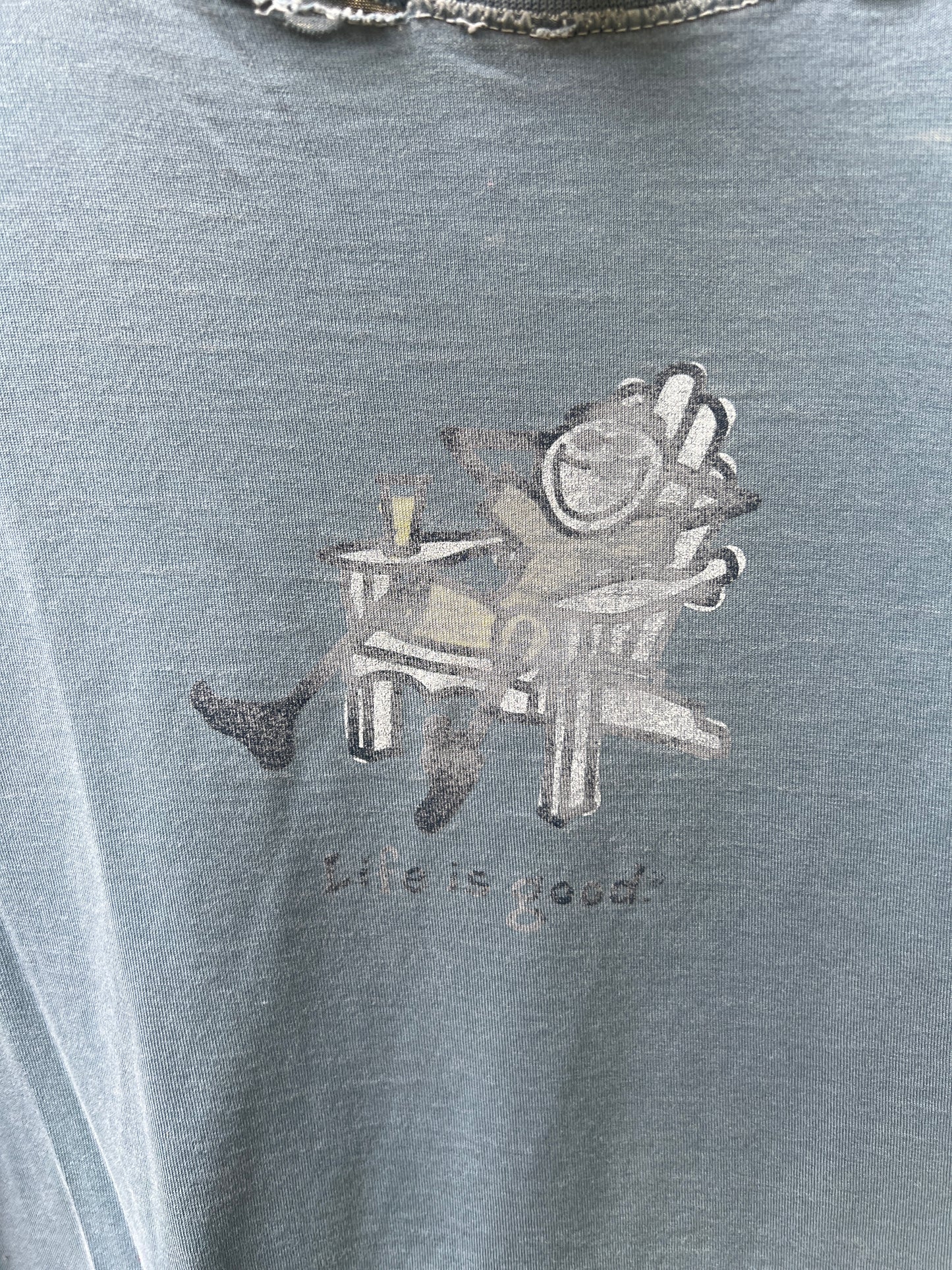 90s Life is Good distressed tee