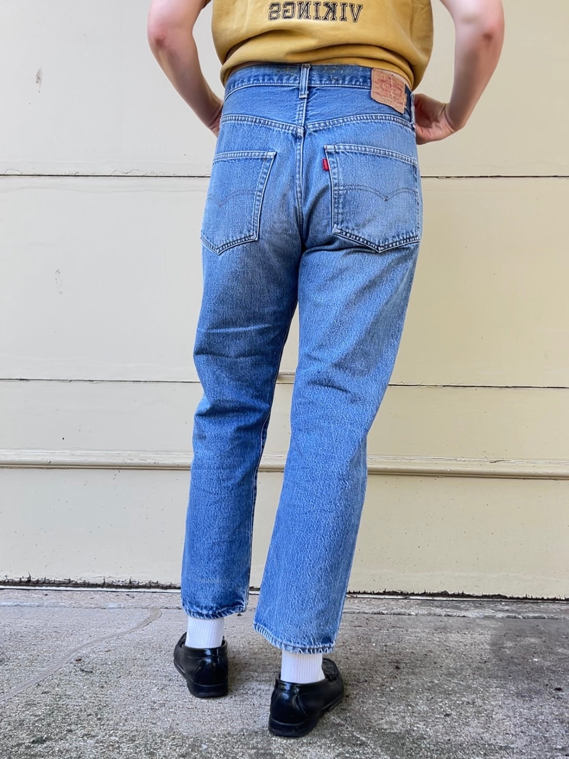 1981 Levi's lightwash 501s