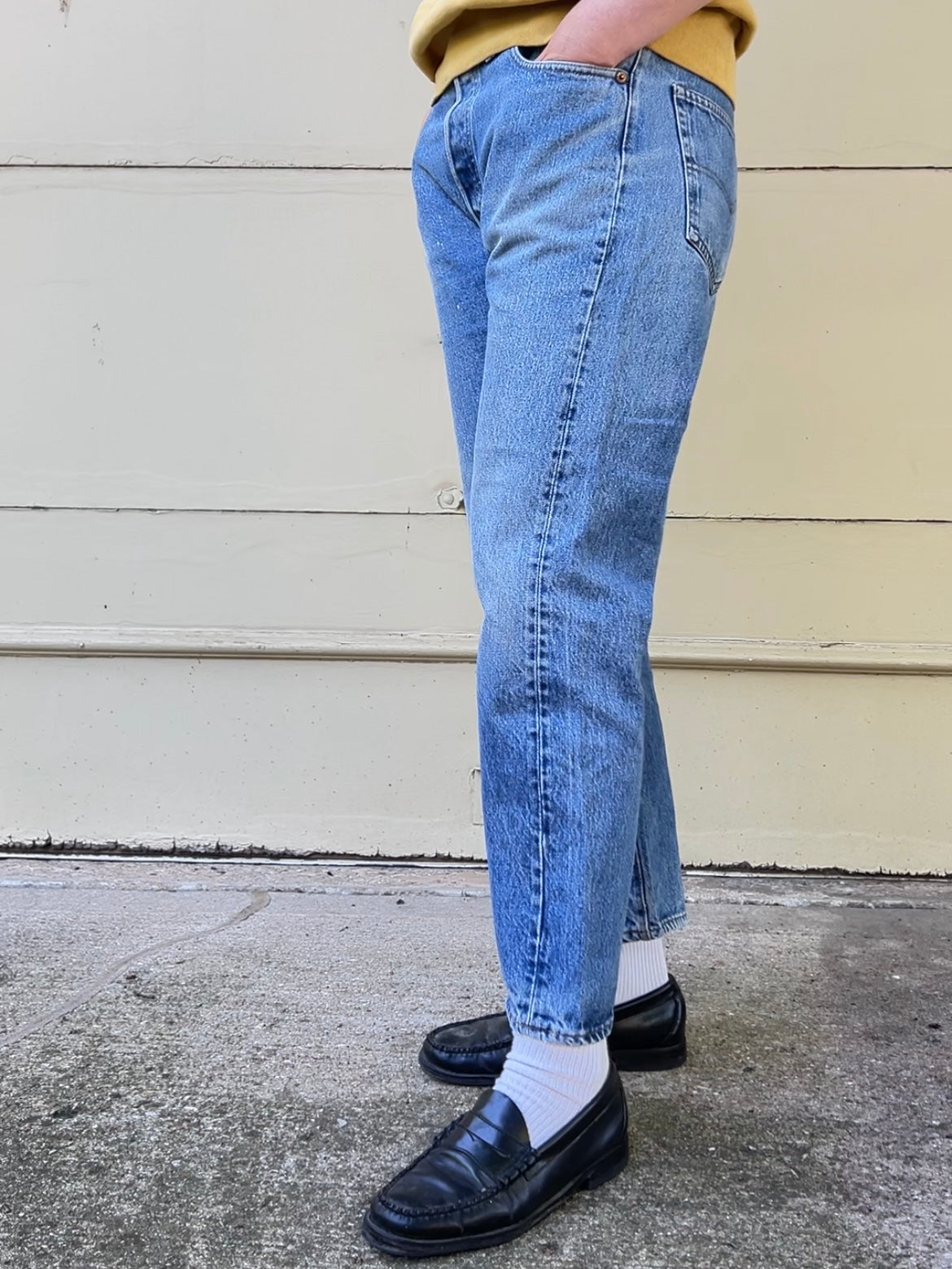 1981 Levi's lightwash 501s