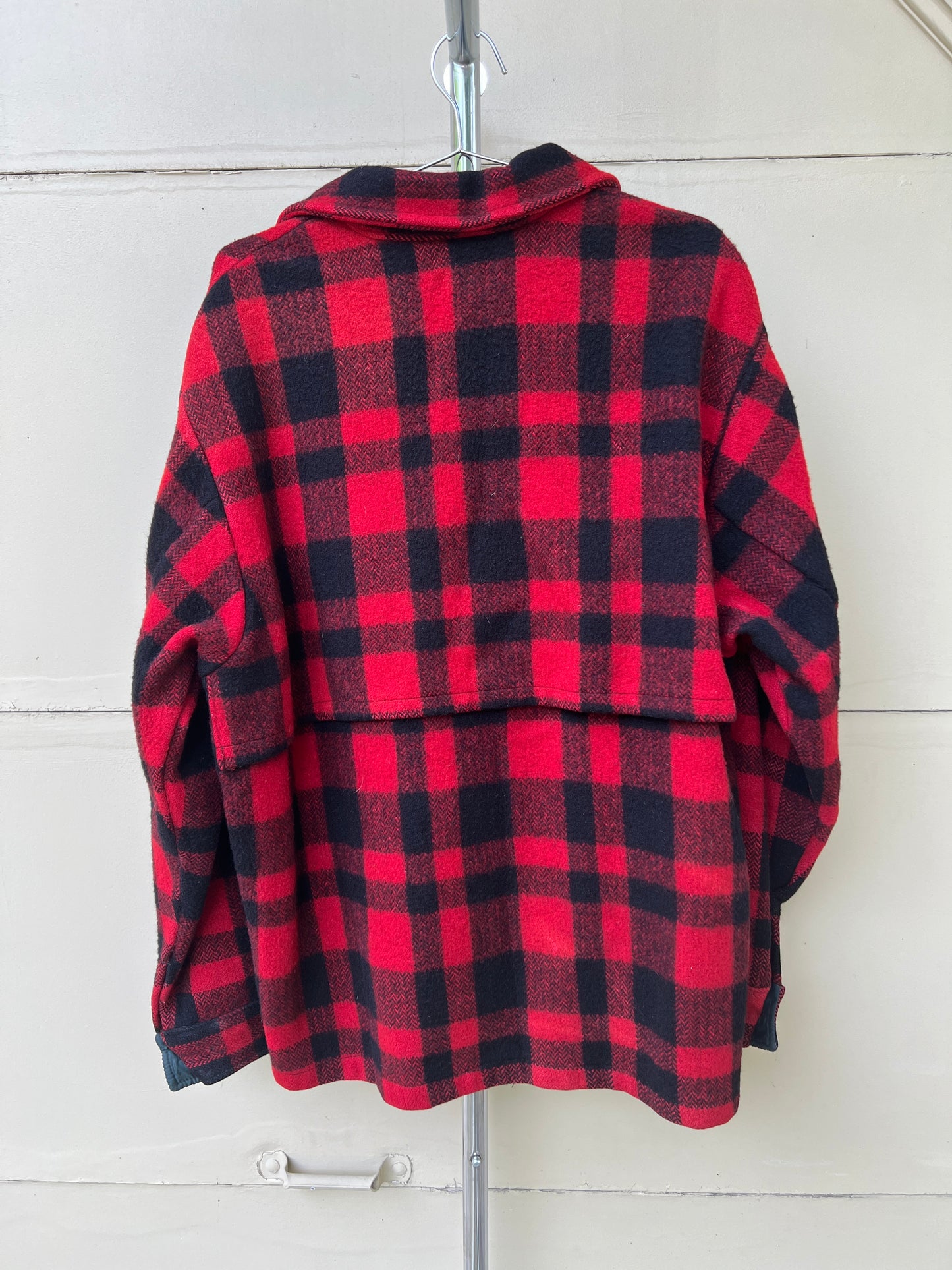 50s Lumber King buffalo plaid wool jacket