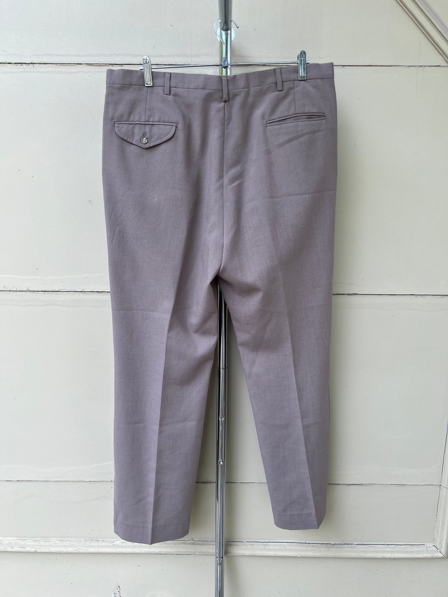 80s Mailliard's beige pleated trousers