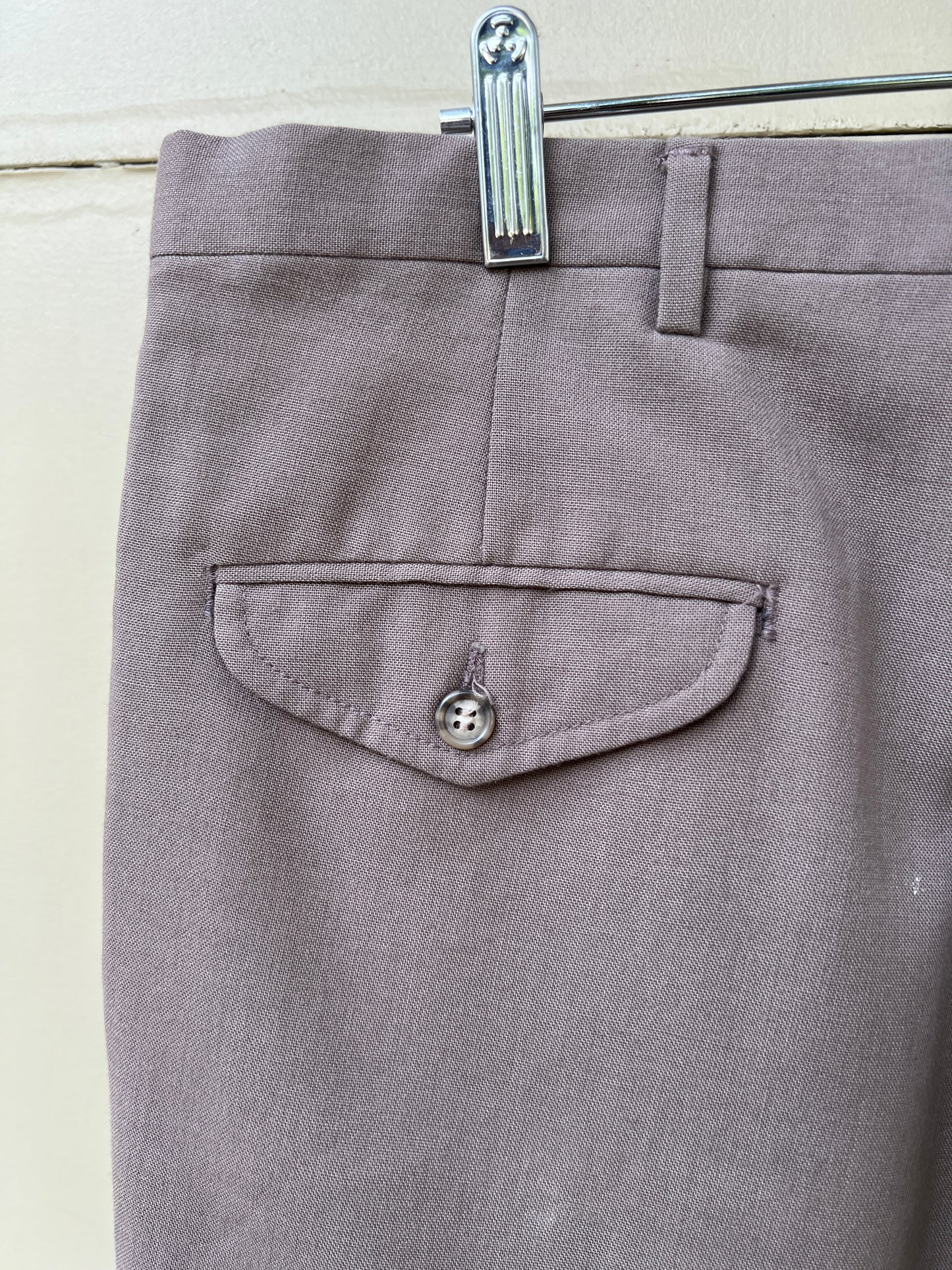 80s Mailliard's beige pleated trousers