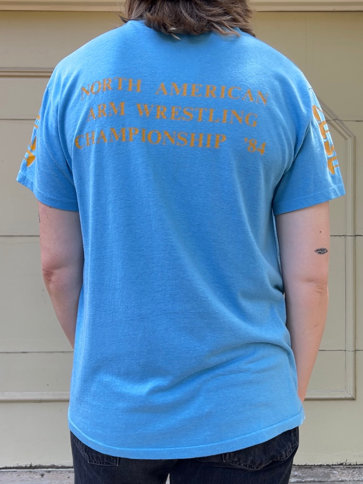 1984 North American Arm Wrestling Championship tee