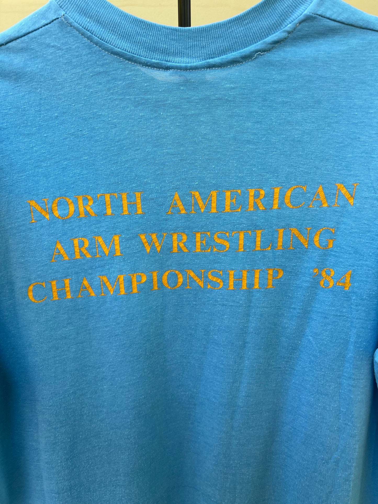 1984 North American Arm Wrestling Championship tee