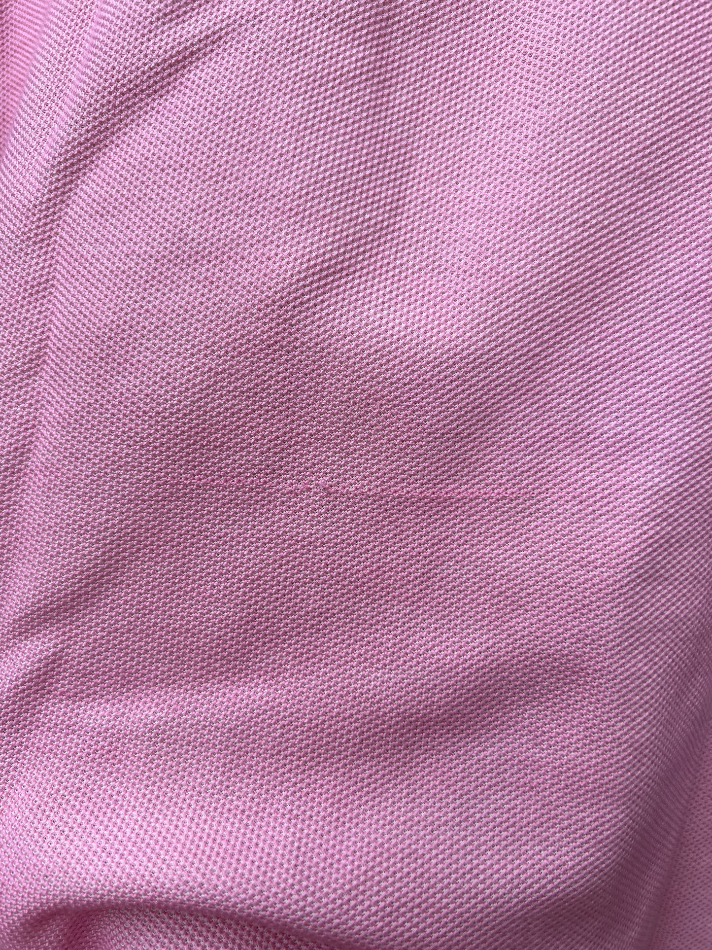 Y2K Salvatore Ferragamo pink zip collar polo