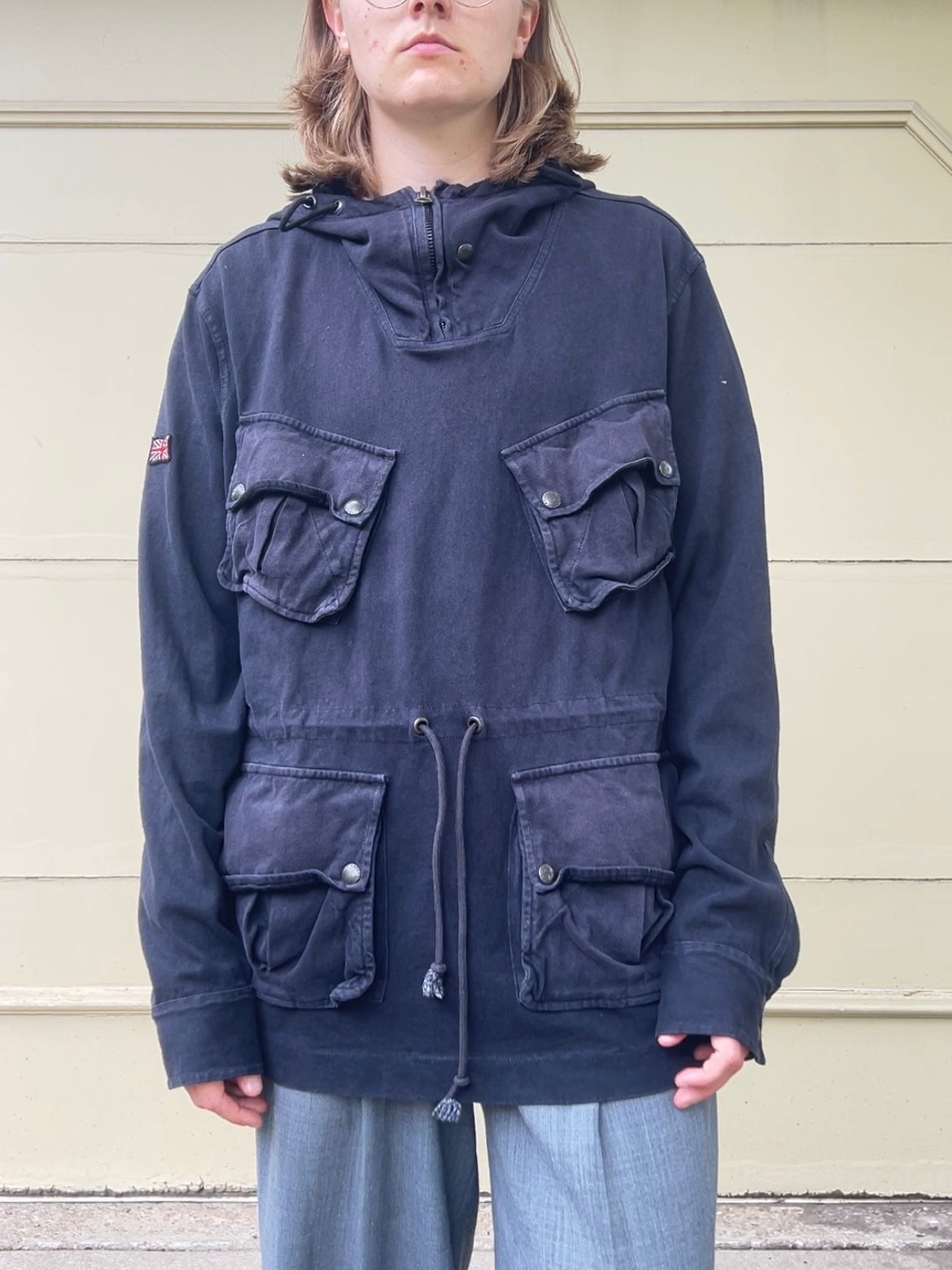 90s Polo Ralph Lauren anorak cargo hoodie