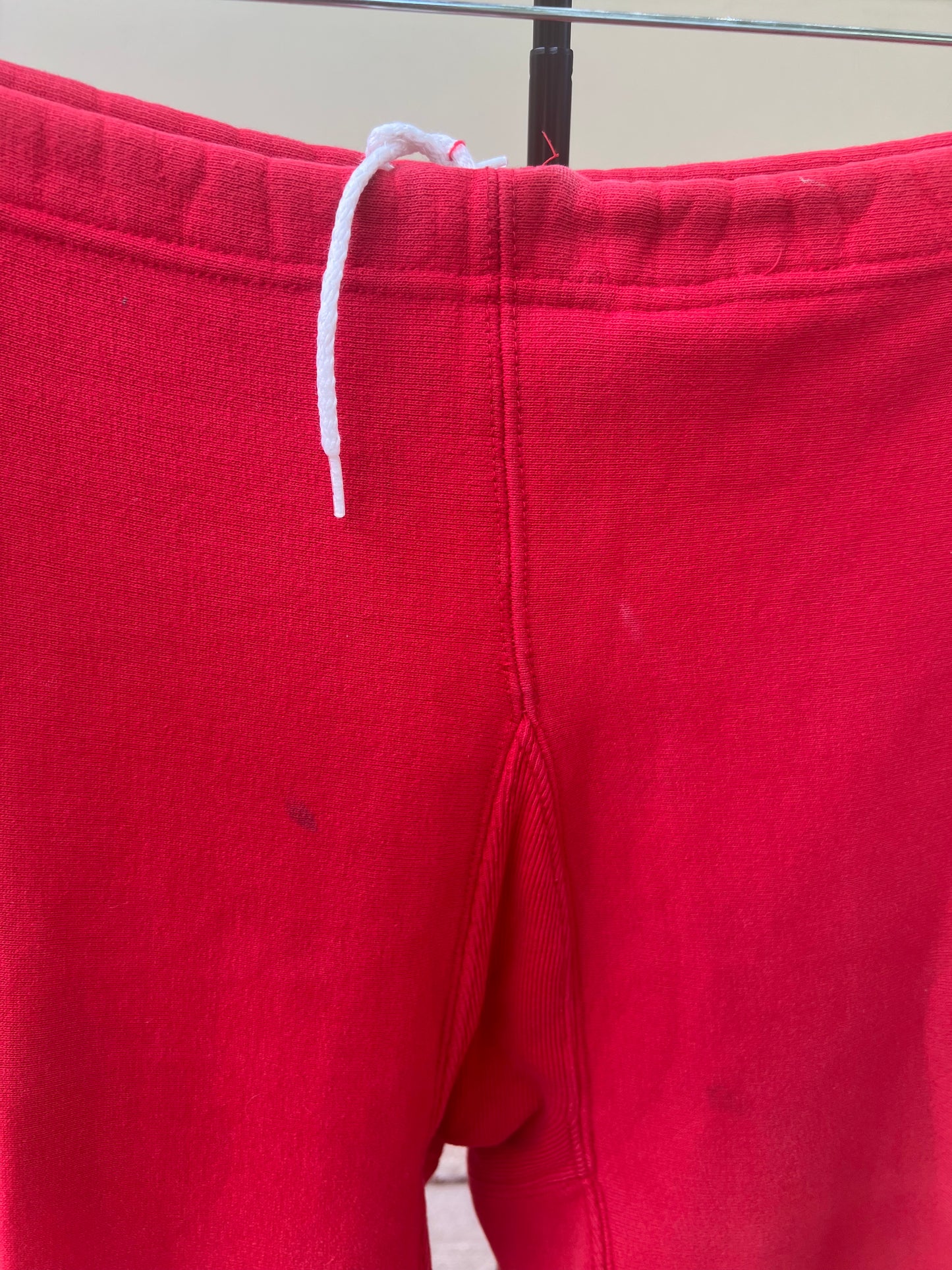 80s red Champion Reverse Weave bootcut sweatpants