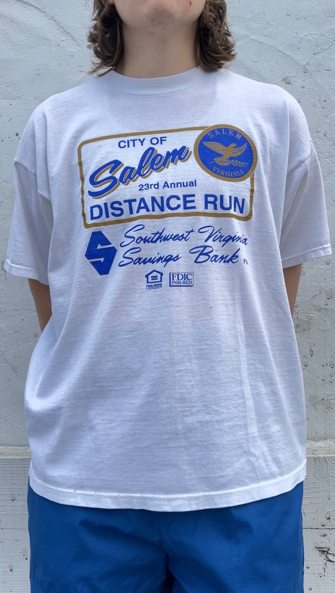 90s Fruit of the Loom BEST "Salem Distance Run" tee