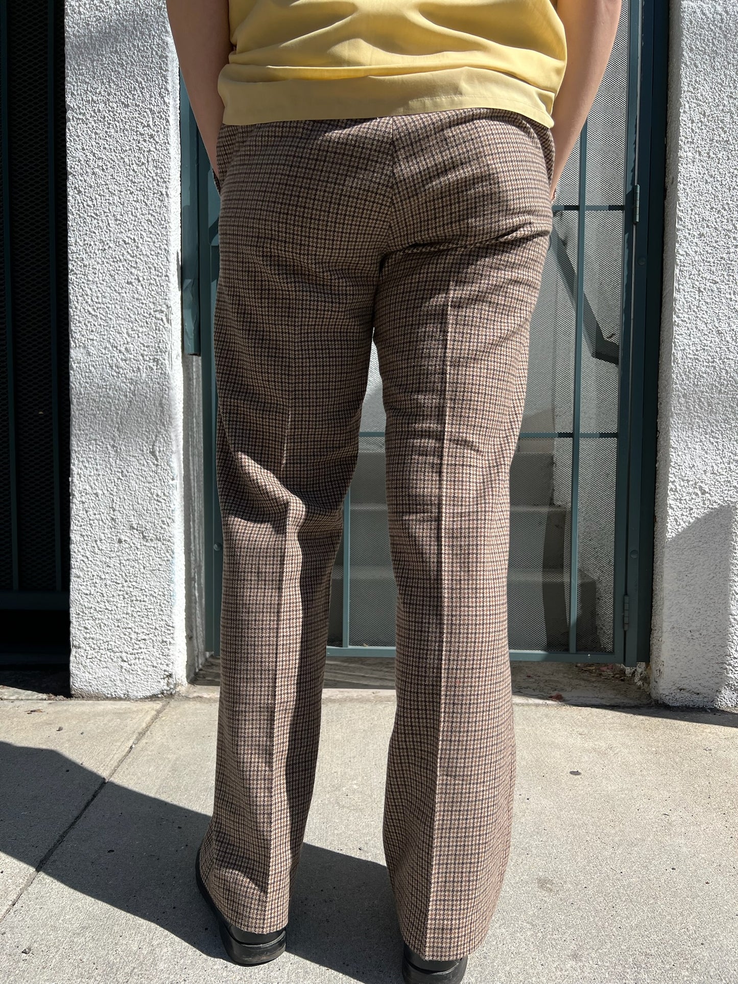 70s Sears Roebuck and Co houndstooth trousers