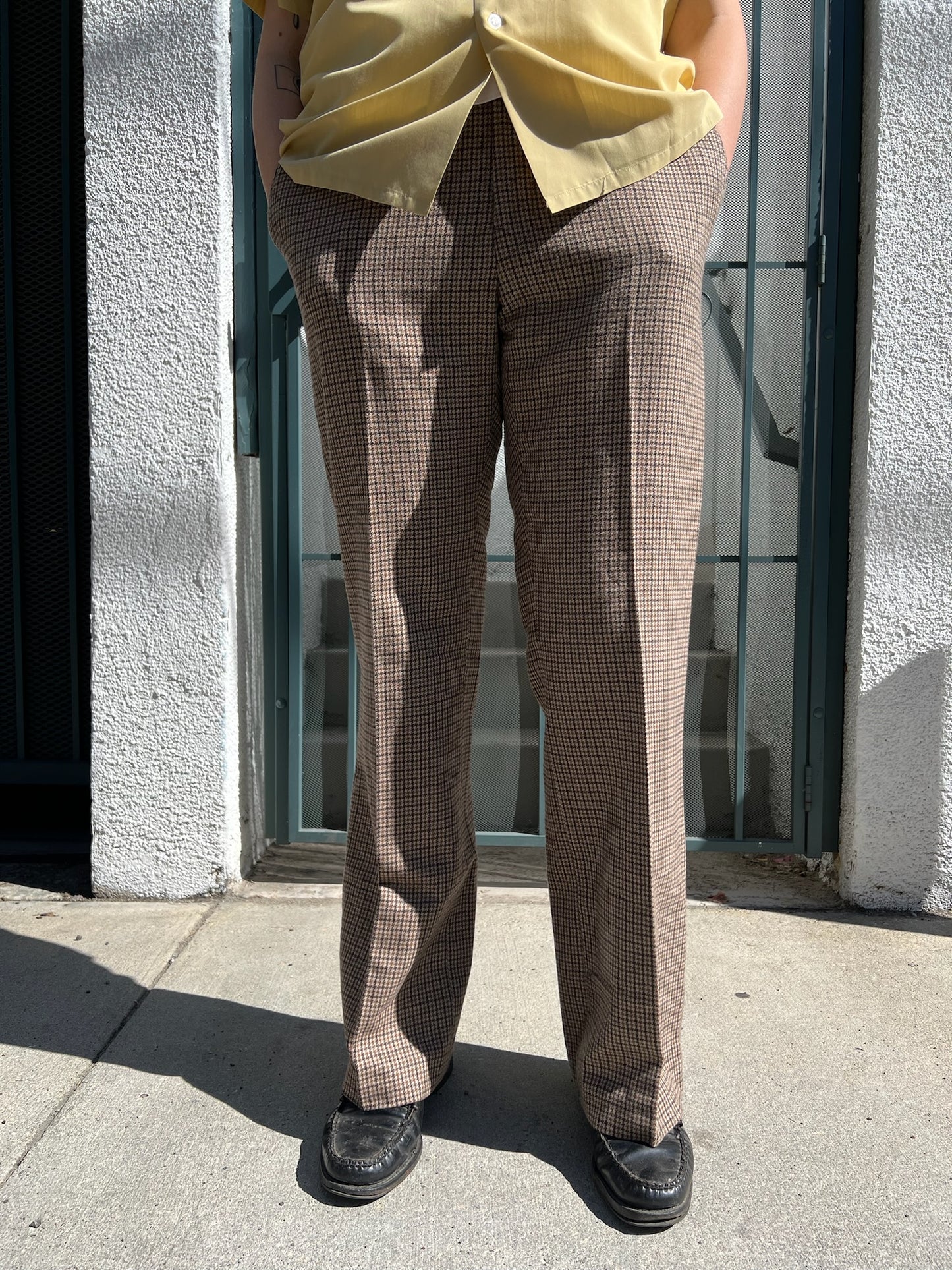 70s Sears Roebuck and Co houndstooth trousers