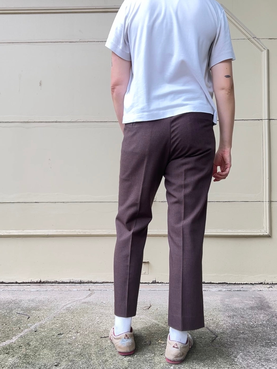 70s Sheplers brown western trousers