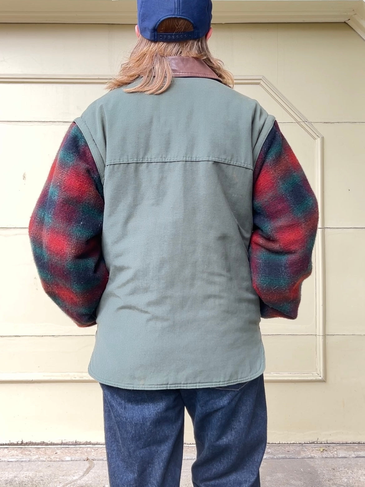 90s Woolrich convertible jacket with removeable sleeves