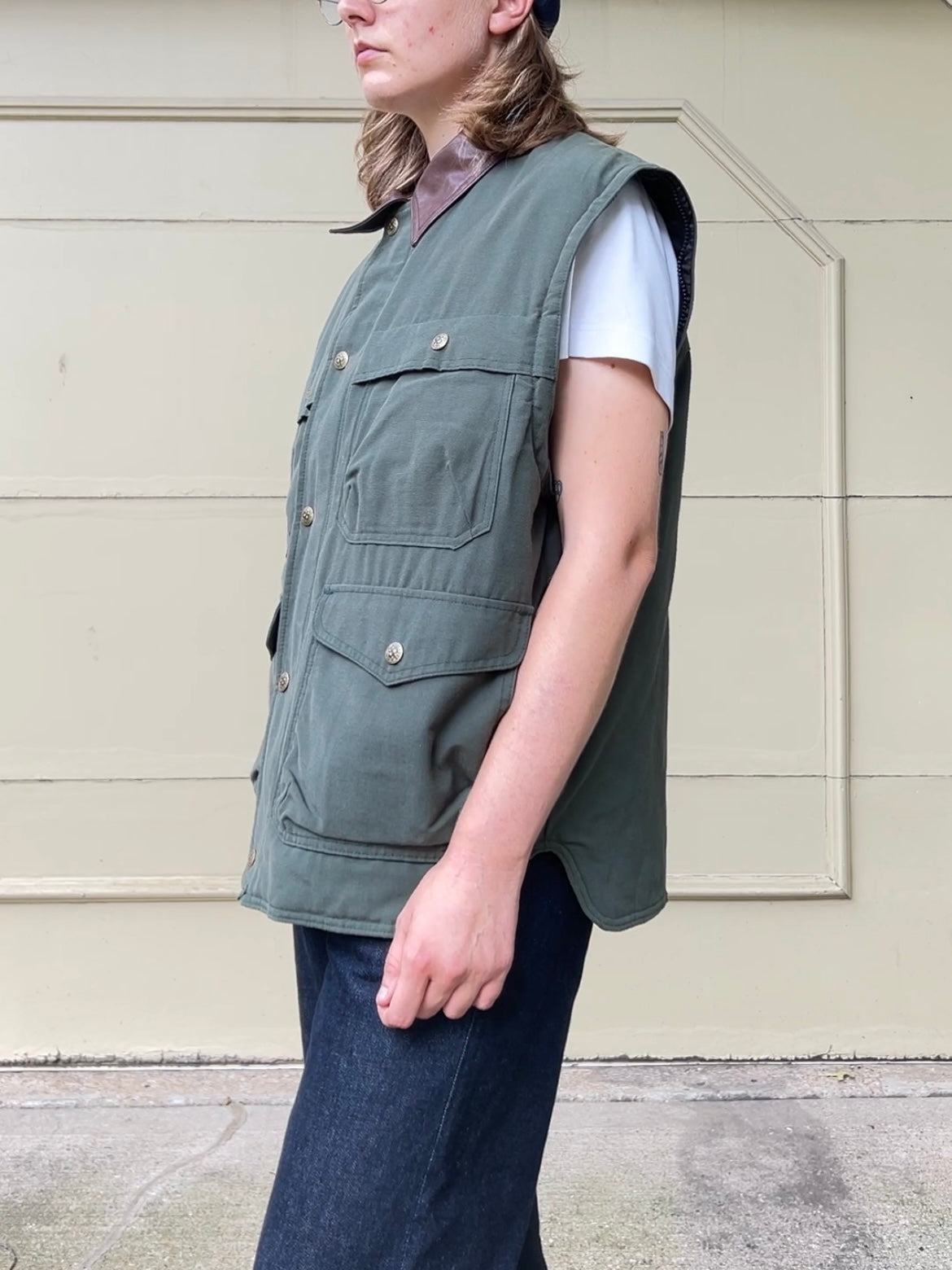 90s Woolrich convertible jacket with removeable sleeves